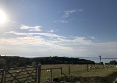 Panoramic view over St. Brides bay